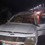 إصابة 4 أشخاص إثر انقلاب ميكروباص أعلى الطريق فى مدينة نصر